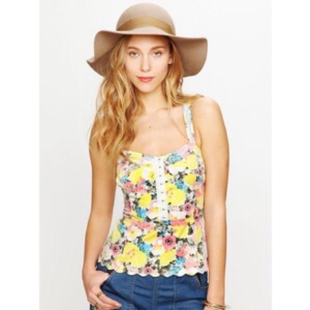 Free People Pastel Colored Corset